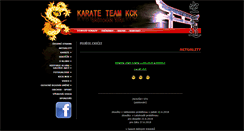 Desktop Screenshot of karate.infotip.cz
